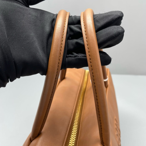 Miu Miu Beau Large Calfskin Tan