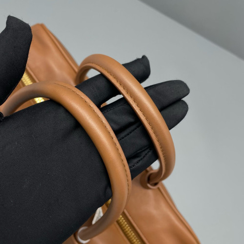 Miu Miu Beau Large Calfskin Tan