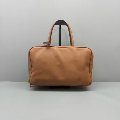 Miu Miu Beau Large Calfskin Tan