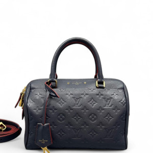 Louis Vuitton Speedy Bandouliere 25 Monogram Empreinte Dark Blue