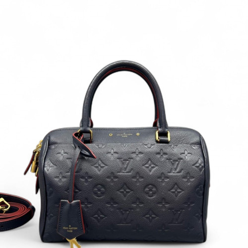 Louis Vuitton Speedy Bandouliere 25 Monogram Empreinte Dark Blue