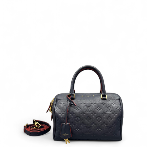Louis Vuitton Speedy Bandouliere 25 Monogram Empreinte Dark Blue