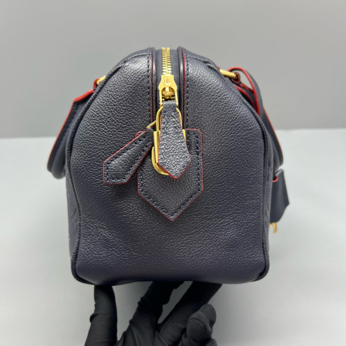 Louis Vuitton Speedy Bandouliere 25 Monogram Empreinte Dark Blue