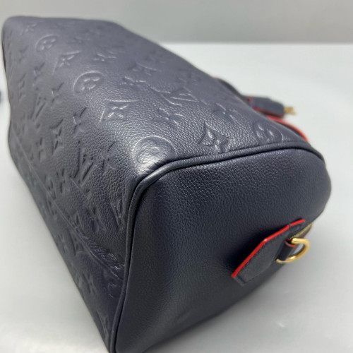 Louis Vuitton Speedy Bandouliere 25 Monogram Empreinte Dark Blue
