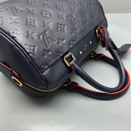Louis Vuitton Speedy Bandouliere 25 Monogram Empreinte Dark Blue
