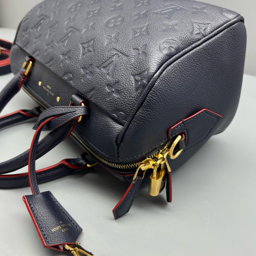 Louis Vuitton Speedy Bandouliere 25 Monogram Empreinte Dark Blue