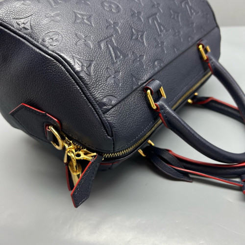 Louis Vuitton Speedy Bandouliere 25 Monogram Empreinte Dark Blue