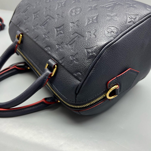 Louis Vuitton Speedy Bandouliere 25 Monogram Empreinte Dark Blue