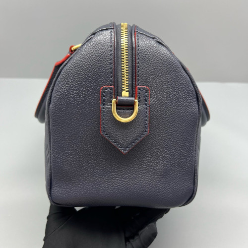 Louis Vuitton Speedy Bandouliere 25 Monogram Empreinte Dark Blue