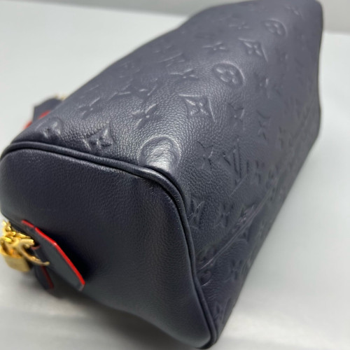 Louis Vuitton Speedy Bandouliere 25 Monogram Empreinte Dark Blue