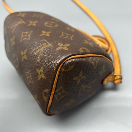 Louis Vuitton Nano Speedy Bandouliere Monogram Brown