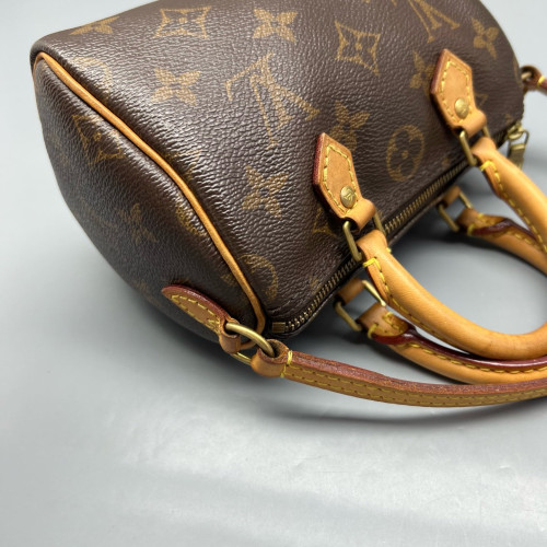 Louis Vuitton Nano Speedy Bandouliere Monogram Brown