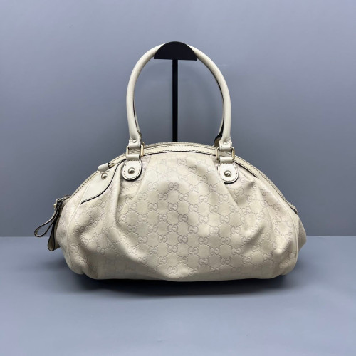 Gucci Shoulder Bag Guccissima White