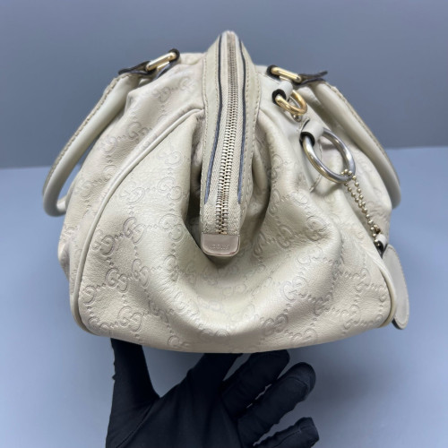 Gucci Shoulder Bag Guccissima White