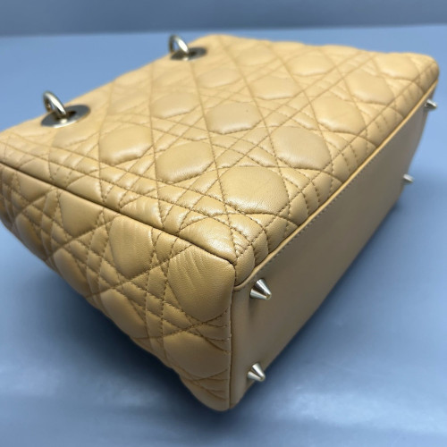 Dior Medium Lady Dior Calfskin Natural Tan Dior Medium Lady Dior Calfskin Natural Tan