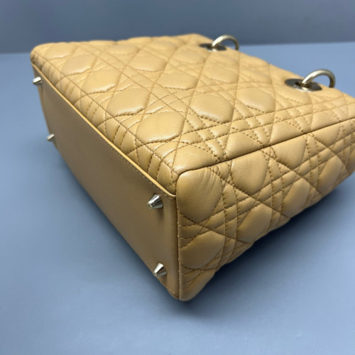 Dior Medium Lady Dior Calfskin Natural Tan Dior Medium Lady Dior Calfskin Natural Tan