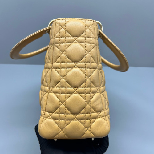 Dior Medium Lady Dior Calfskin Natural Tan Dior Medium Lady Dior Calfskin Natural Tan