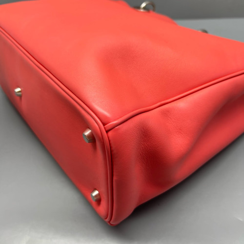 Dior Large Diorissimo Tote Grained Calfskin Pink