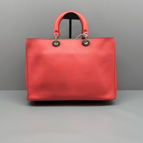 Dior Large Diorissimo Tote Grained Calfskin Pink