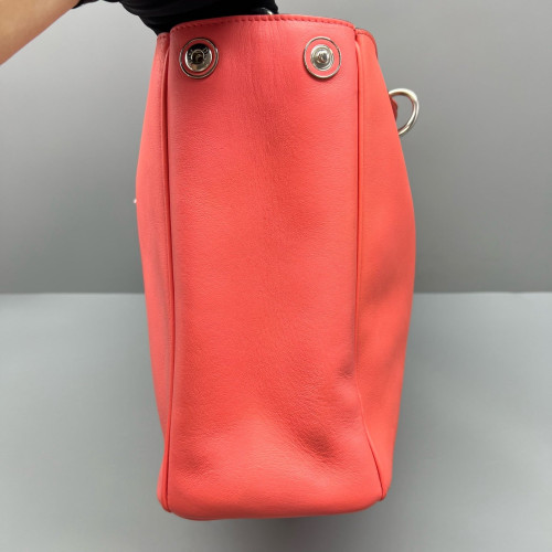 Dior Large Diorissimo Tote Grained Calfskin Pink