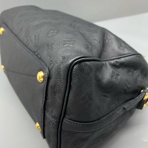 Louis Vuitton Speedy Bandouliere 30 Monogram Empreinte Navy Black