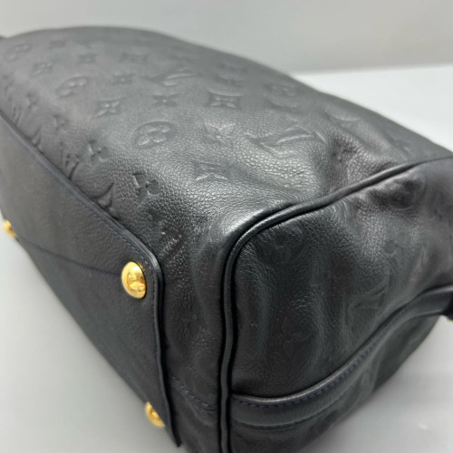 Louis Vuitton Speedy Bandouliere 30 Monogram Empreinte Navy Black
