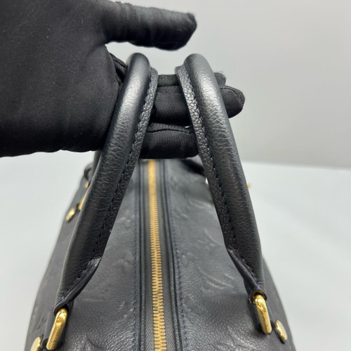 Louis Vuitton Speedy Bandouliere 30 Monogram Empreinte Navy Black