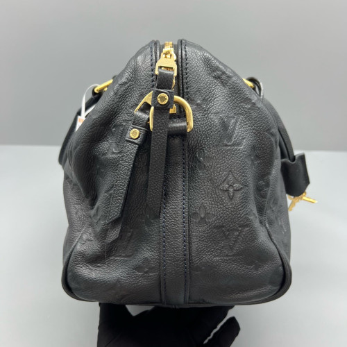 Louis Vuitton Speedy Bandouliere 30 Monogram Empreinte Navy Black