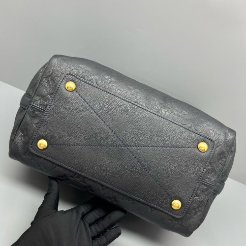 Louis Vuitton Speedy Bandouliere 30 Monogram Empreinte Navy Black