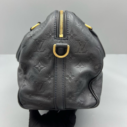 Louis Vuitton Speedy Bandouliere 30 Monogram Empreinte Navy Black