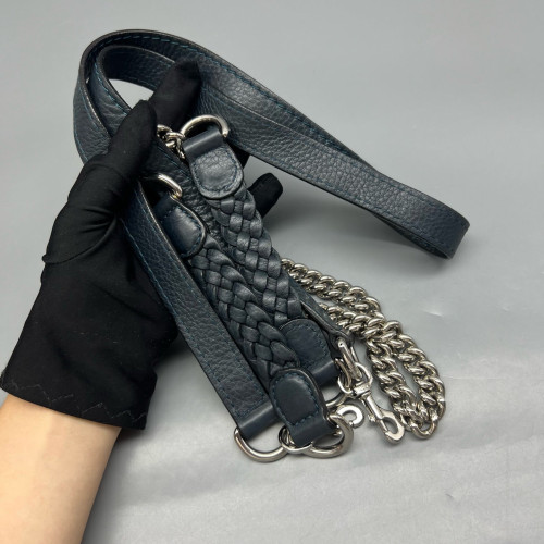 Gucci Bamboo Bamboo 1947 Medium Guccissima Dark Blue