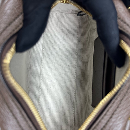 Gucci Ophidia Web Boston Bag GG Supreme Monogram Beige Ebony