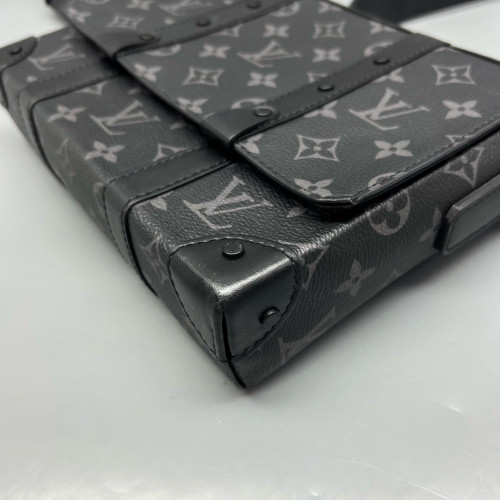 Louis Vuitton Trunk Messenger Monogram Eclipse Black