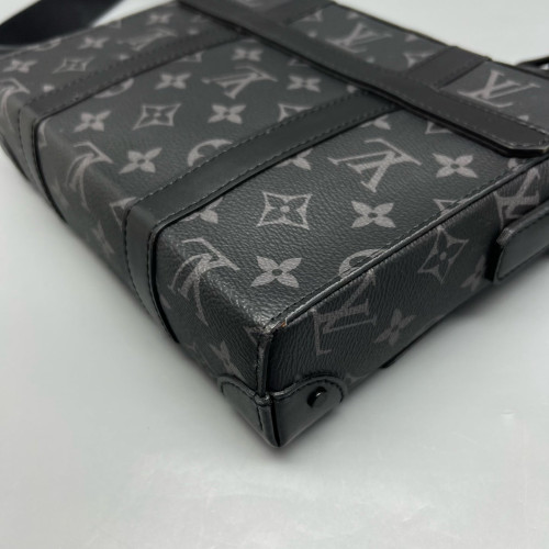 Louis Vuitton Trunk Messenger Monogram Eclipse Black