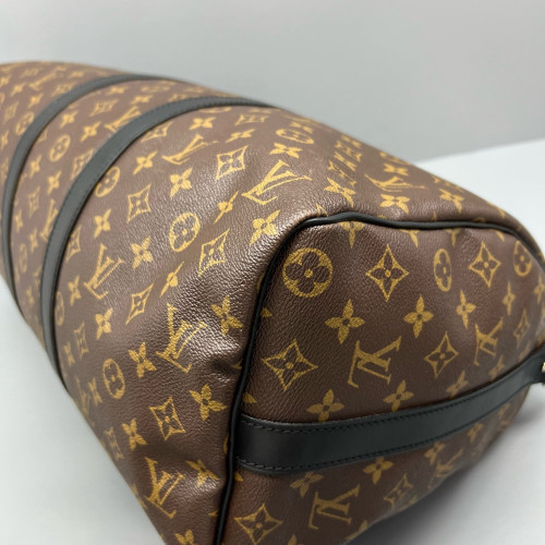 Louis Vuitton Keepall Bandouliere 45 Monogram Brown