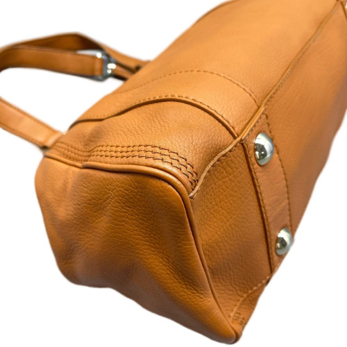 Celine Handbag Calfskin Orange