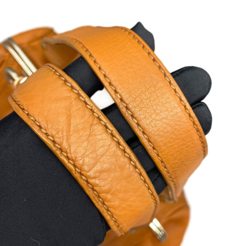 Celine Handbag Calfskin Orange