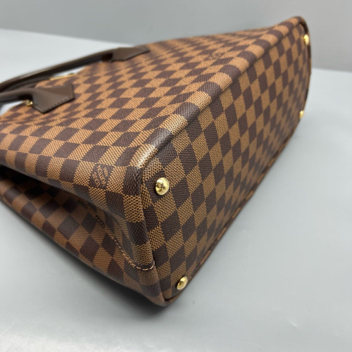 Louis Vuitton Kendington Handbag Damier Ebene Brown