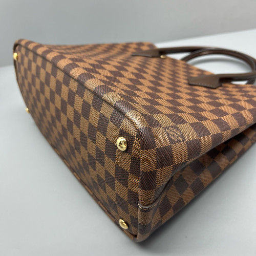 Louis Vuitton Kendington Handbag Damier Ebene Brown