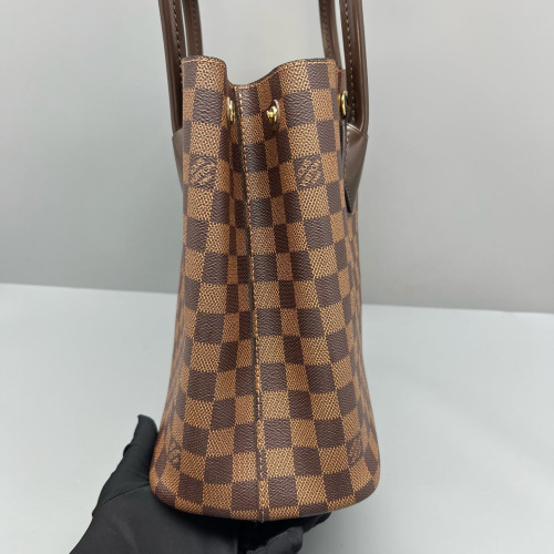 Louis Vuitton Kendington Handbag Damier Ebene Brown