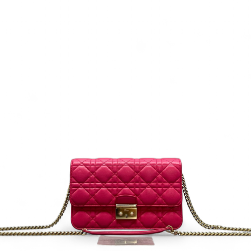 Dior Miss Dior Promenade Pouch Calfskin Rose