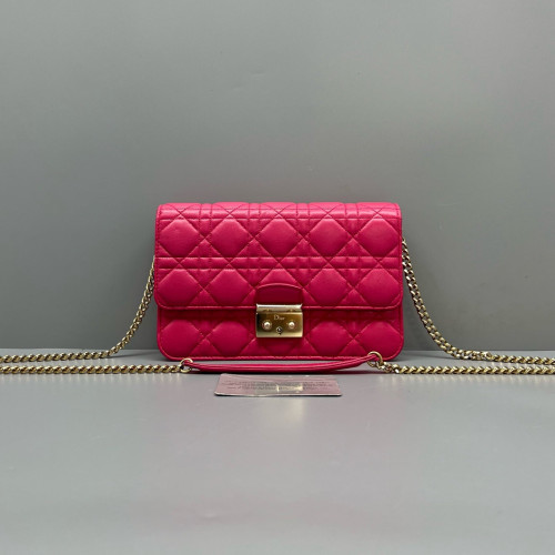 Dior Miss Dior Promenade Pouch Calfskin Rose