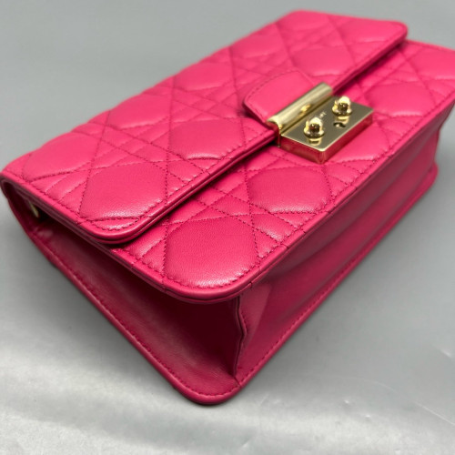 Dior Miss Dior Promenade Pouch Calfskin Rose