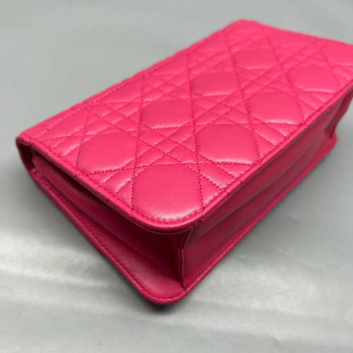 Dior Miss Dior Promenade Pouch Calfskin Rose