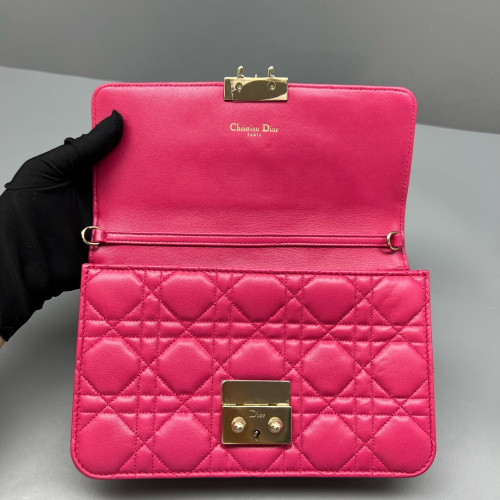 Dior Miss Dior Promenade Pouch Calfskin Rose