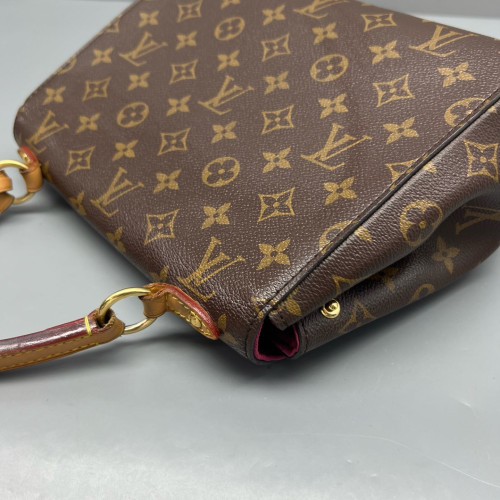 Louis Vuitton Cluny Bb Monogram Brown Magenta