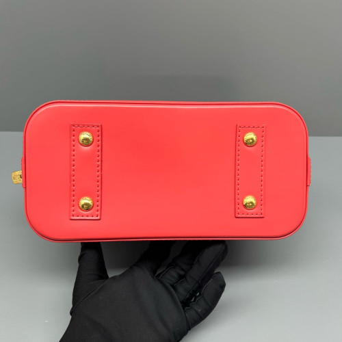 Louis Vuitton Alma BB Monogram Brown Red