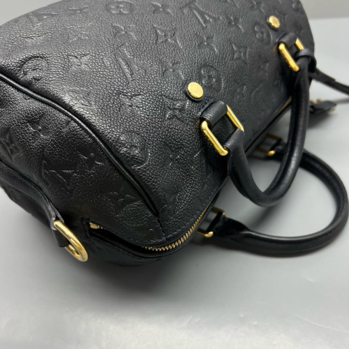 Louis Vuitton Speedy Bandouliere 25 Monogram Empreinte Black