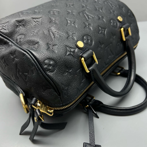Louis Vuitton Speedy Bandouliere 25 Monogram Empreinte Black
