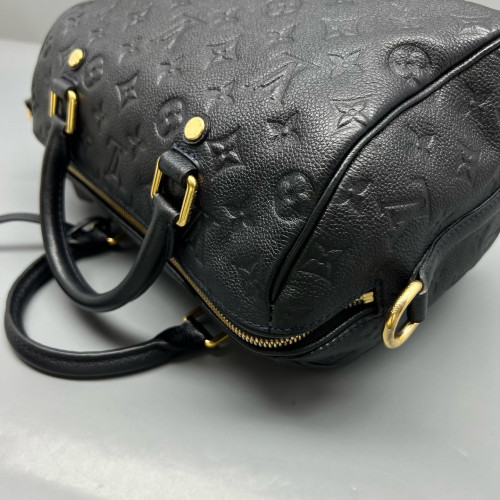 Louis Vuitton Speedy Bandouliere 25 Monogram Empreinte Black